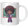 Load image into Gallery viewer, 11oz Custom Teacher&#39;s Delight Coffee Mug - Cartoon Educator Design - Heartwarming Gift for Teachers - Perfect for Daily Inspiration!