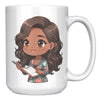 15 oz Custom Teacher's Delight Coffee Mug - Cartoon Educator Design - Heartwarming Gift for Teachers - Perfect for Daily Inspiration!