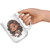 15 oz Custom Teacher's Delight Coffee Mug - Cartoon Educator Design - Heartwarming Gift for Teachers - Perfect for Daily Inspiration!