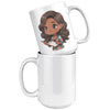 15 oz Custom Teacher's Delight Coffee Mug - Cartoon Educator Design - Heartwarming Gift for Teachers - Perfect for Daily Inspiration!