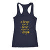 A House is Not A Home Without A Dog Racerback TankT-shirt - My E Three