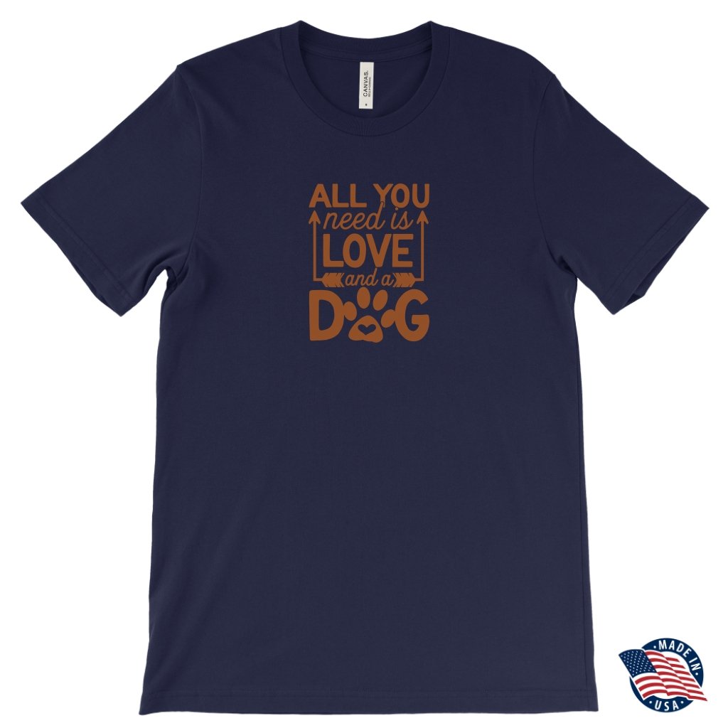 All Need is Love And A Dog Unisex T-ShirtT-shirt - My E Three