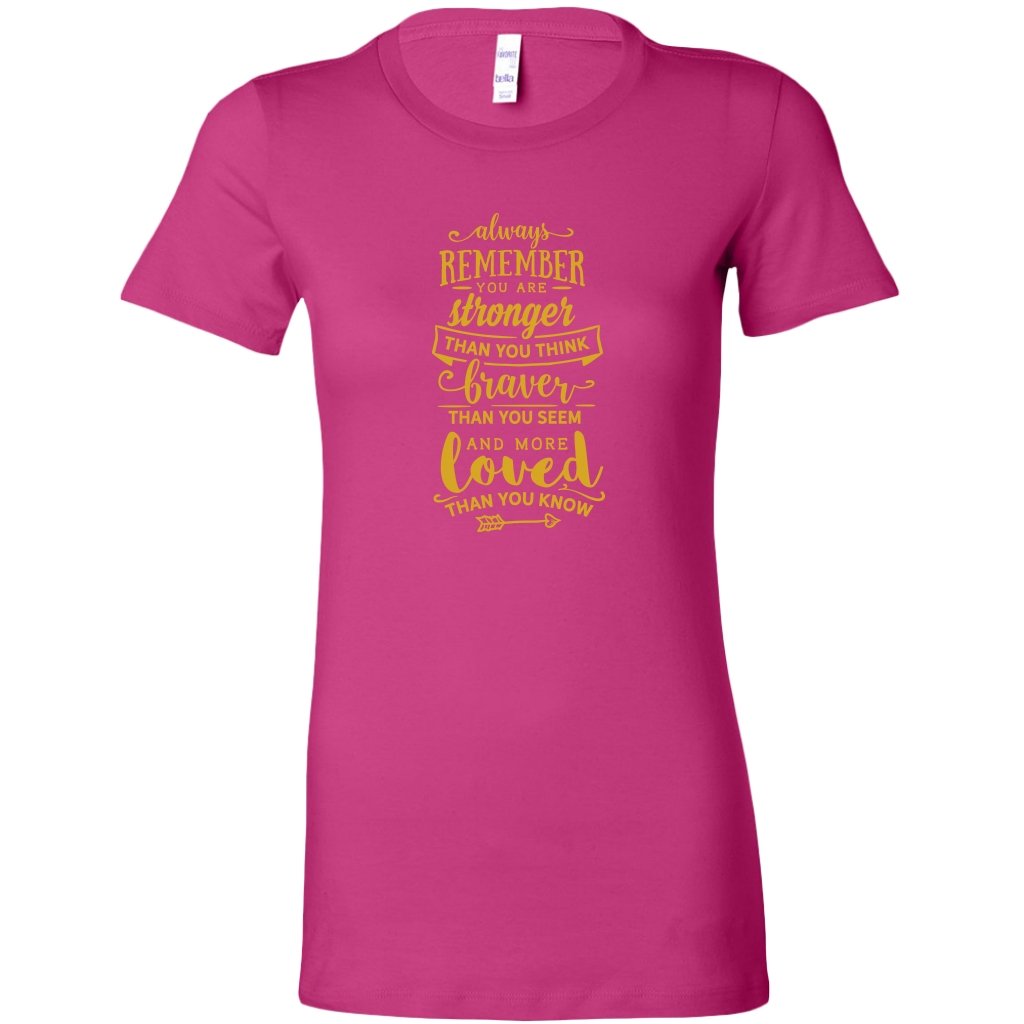 Always Remember you are stronger Womens ShirtT-shirt - My E Three