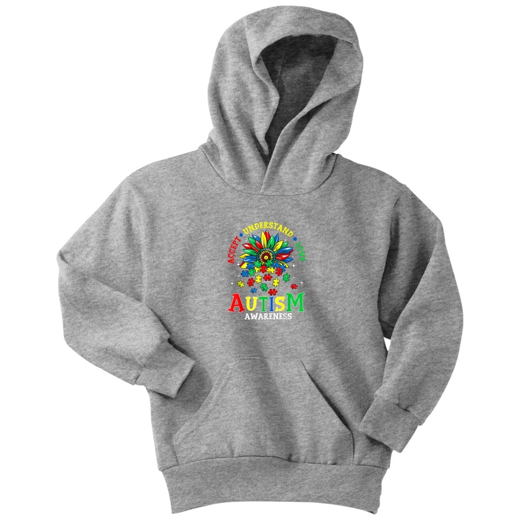 Autism Youth HoodieT-shirt - My E Three