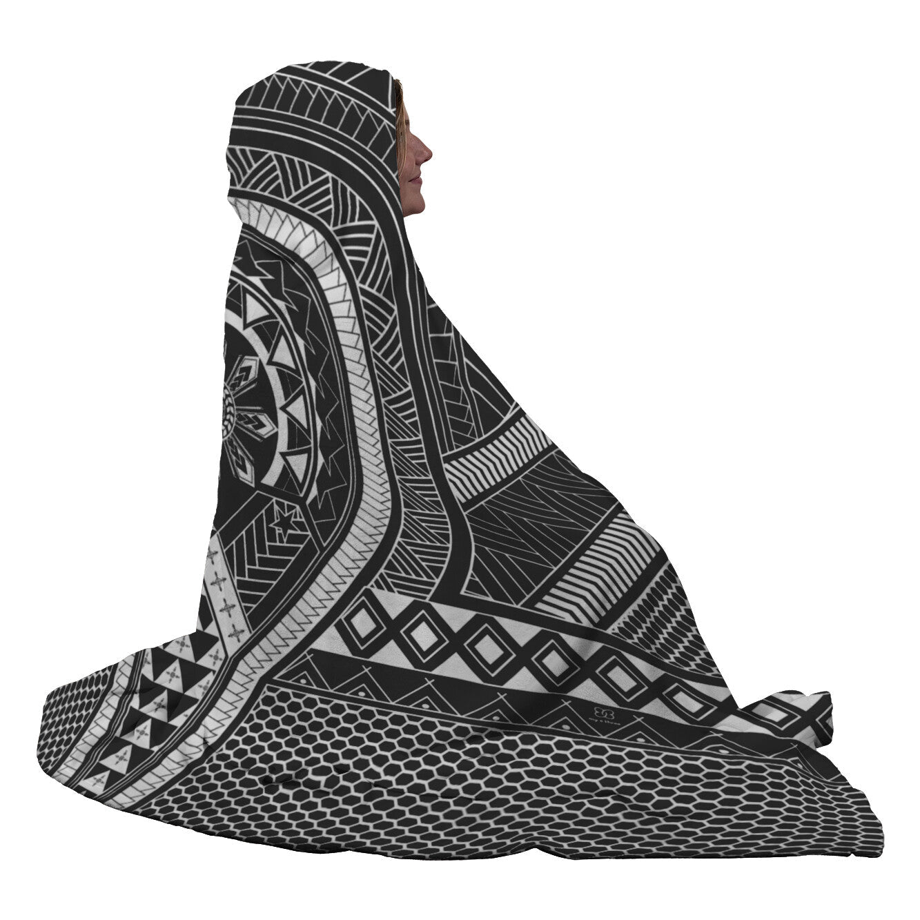 Batok Filipino Tattoo Hooded BlanketHome Goods - My E Three