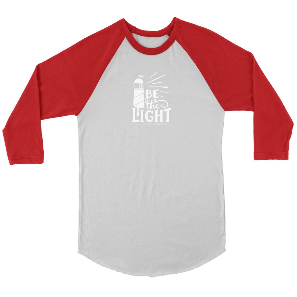 Be The Light Unisex 3/4 RaglanT-shirt - My E Three