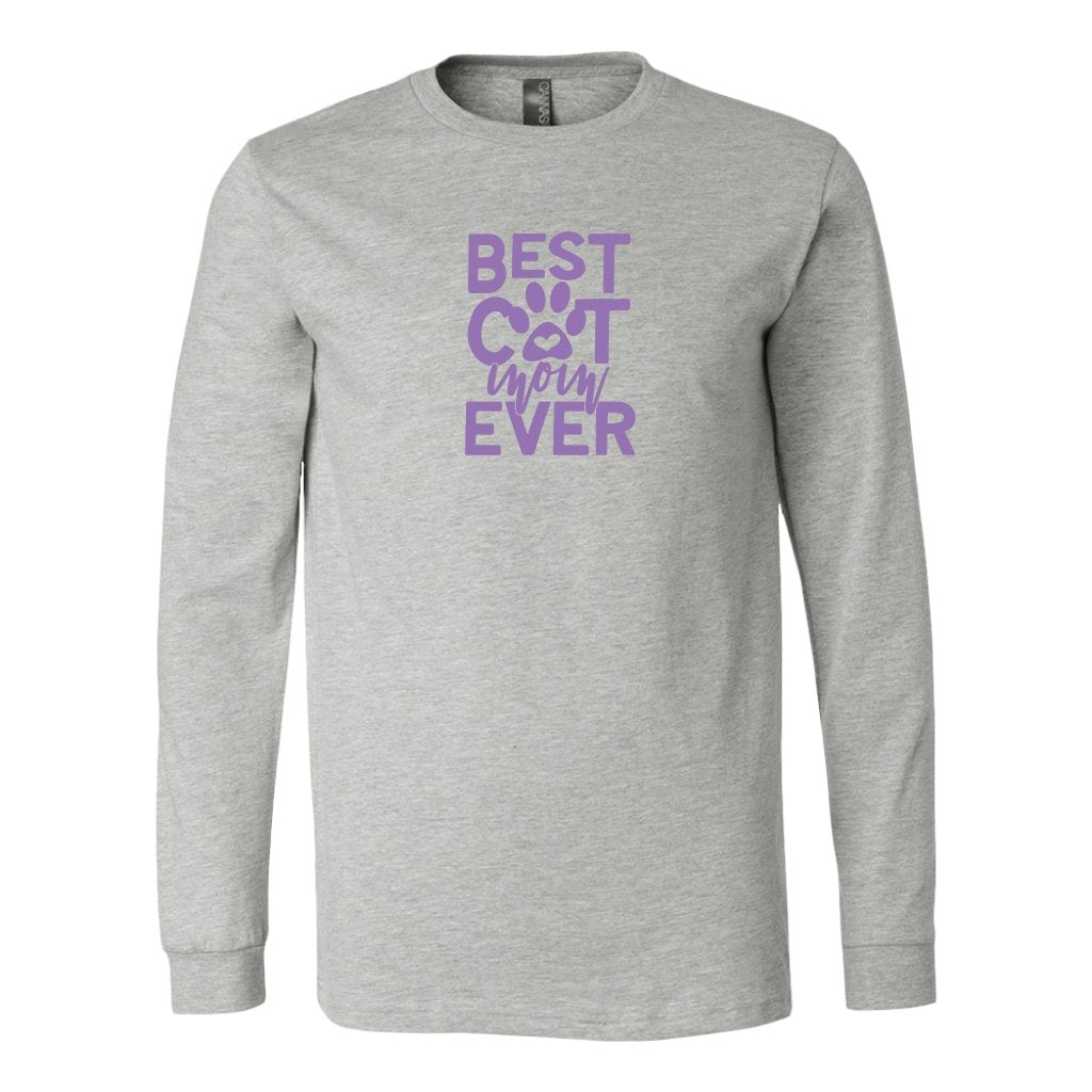 Best Cat MomEver Long Sleeve ShirtT-shirt - My E Three