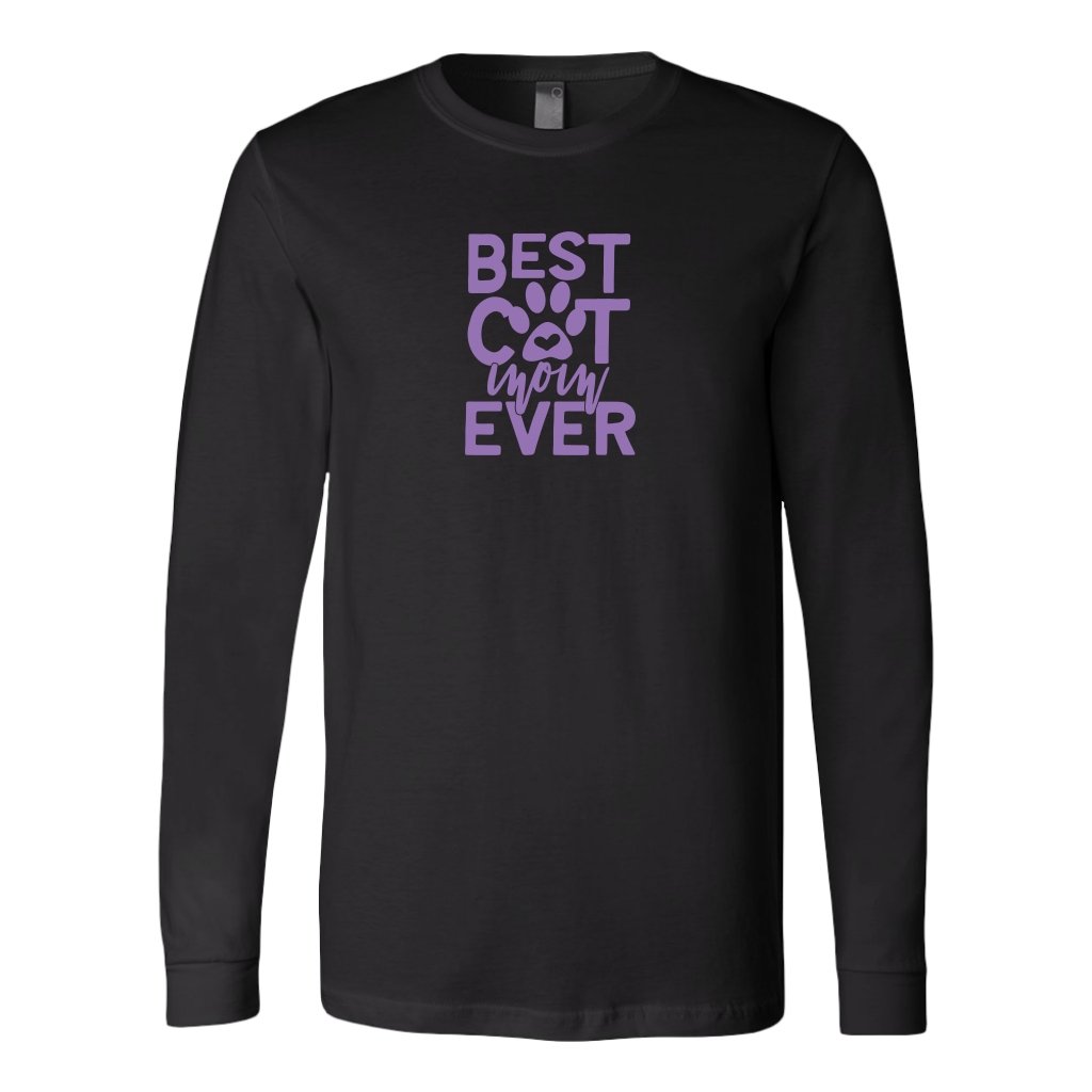 Best Cat MomEver Long Sleeve ShirtT-shirt - My E Three