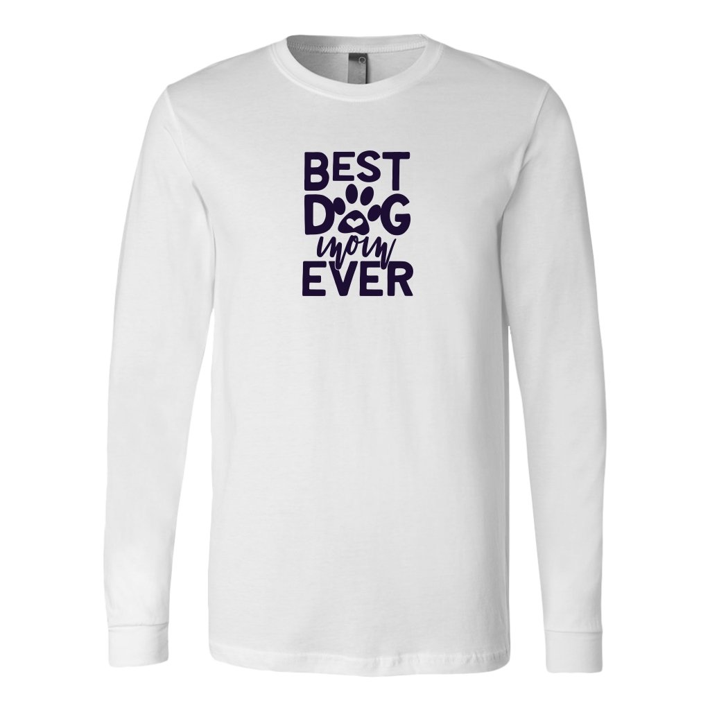 Best Dog MomEver Long Sleeve ShirtT-shirt - My E Three