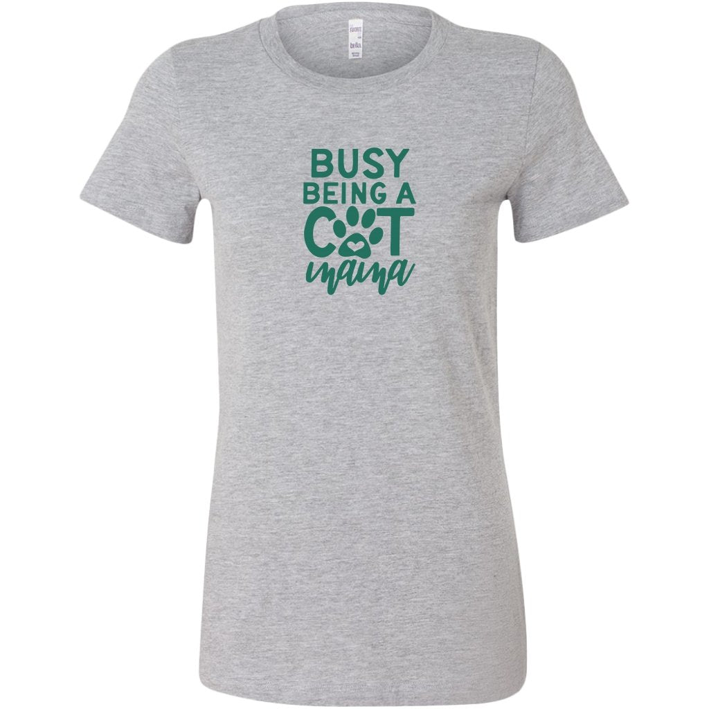 Busy Being A Cat Mama Womens ShirtT-shirt - My E Three