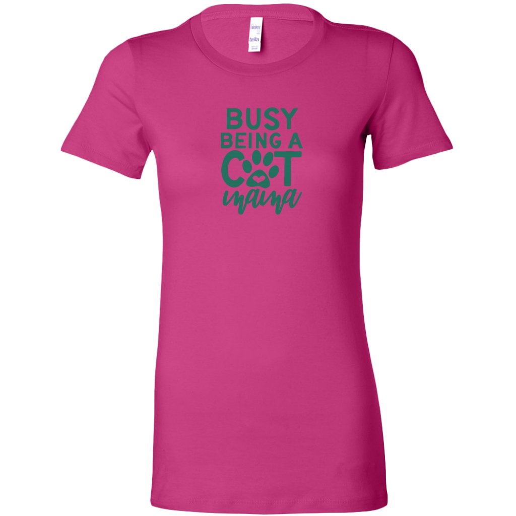 Busy Being A Cat Mama Womens ShirtT-shirt - My E Three