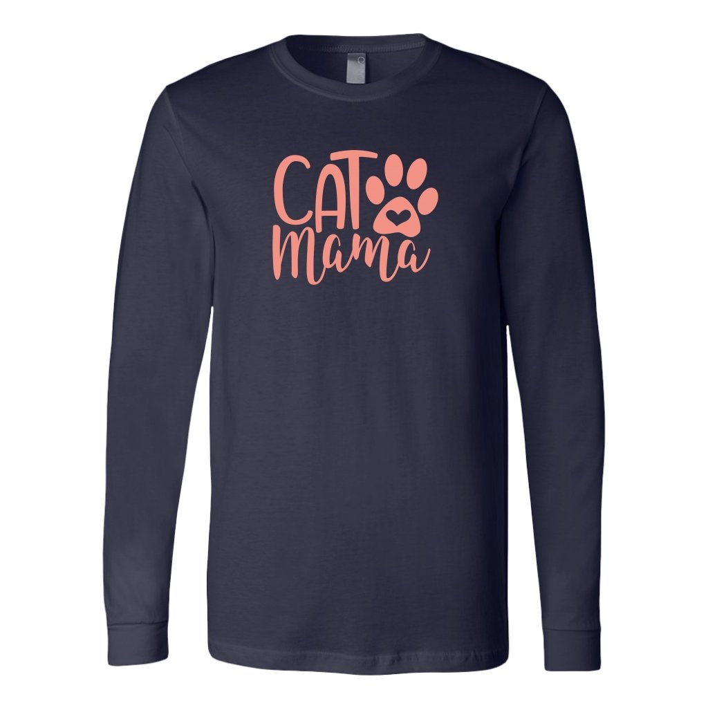 Cat Mama Long Sleeve ShirtT-shirt - My E Three