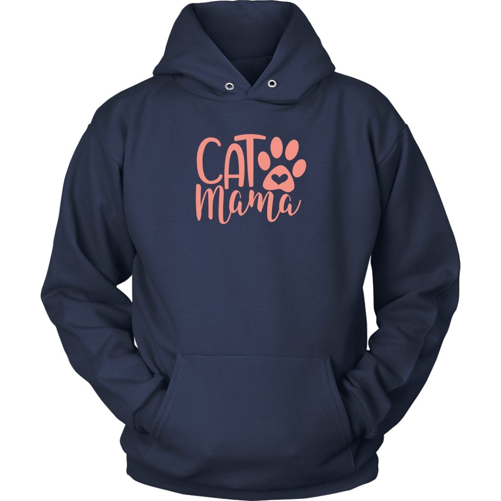 Cat Mama Unisex HoodieT-shirt - My E Three