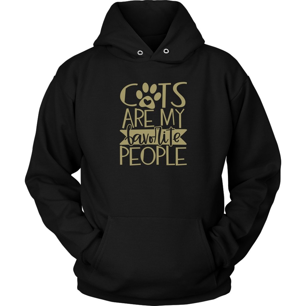 Cats Are My Favorite People Unisex HoodieT-shirt - My E Three