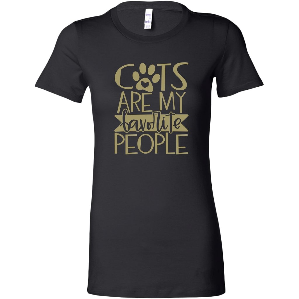 Cats Are My Favorite People Womens ShirtT-shirt - My E Three