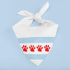Load image into Gallery viewer, Chicago PAWS Dog Bandana White or BlackNeck Gaiter - My E Three