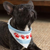 Load image into Gallery viewer, Chicago PAWS Dog Bandana White or BlackNeck Gaiter - My E Three