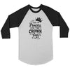 Chin Up Princess Unisex 3/4 RaglanT-shirt - My E Three