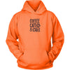 Coffe Cats And Chill Unisex Hoodie - My E Three
