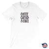 Coffe Cats And Chill Unisex T-ShirtT-shirt - My E Three