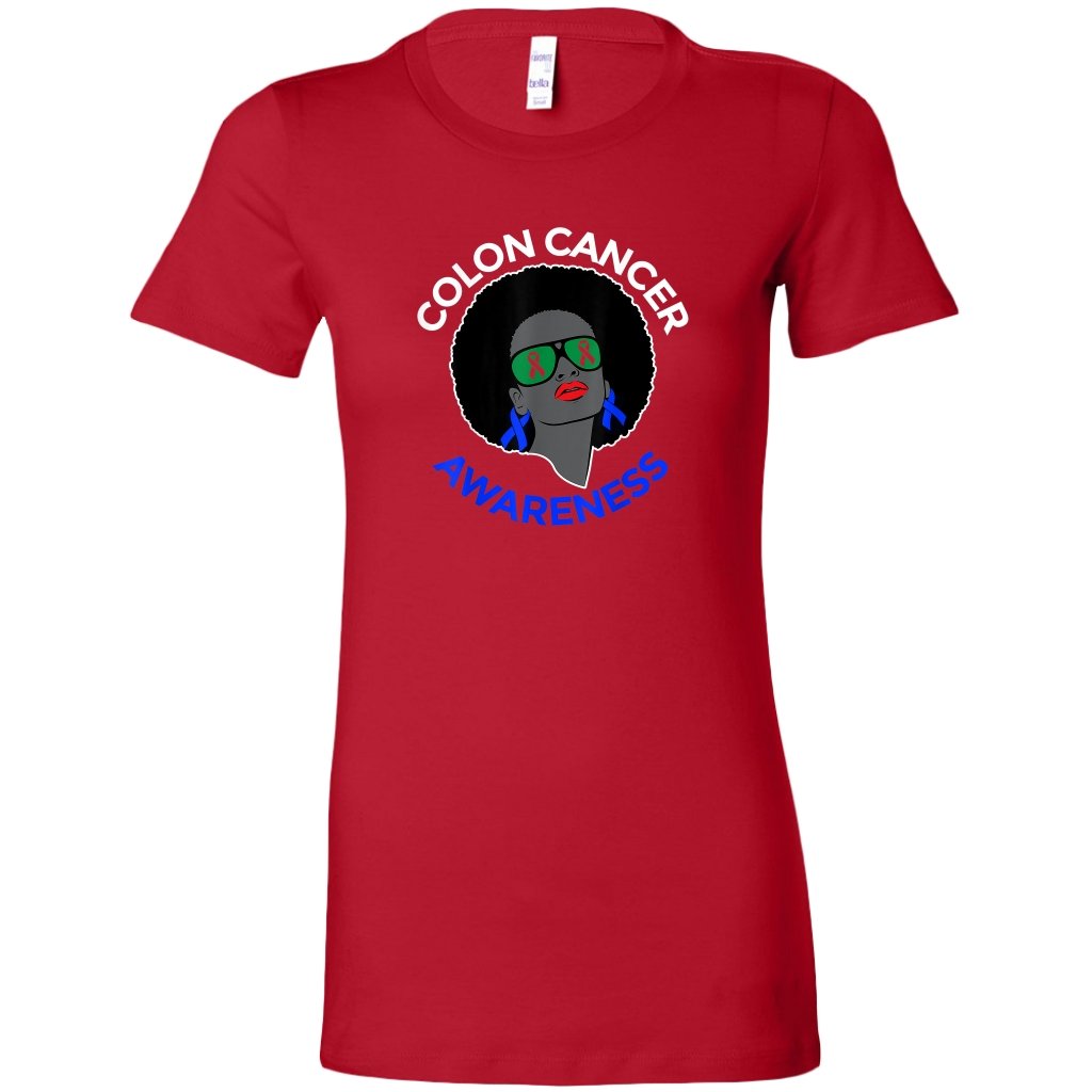 Colon Cancer Awareness Womens ShirtT-shirt - My E Three