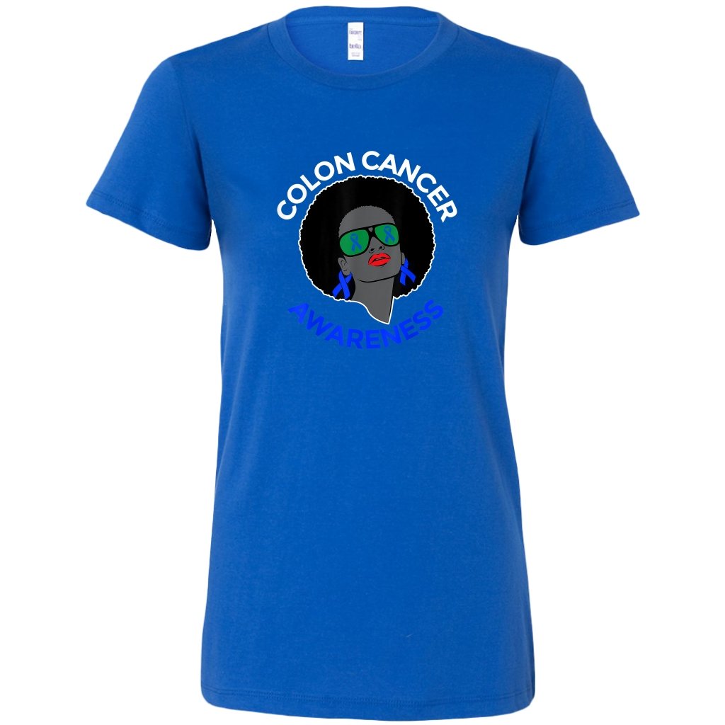 Colon Cancer Awareness Womens ShirtT-shirt - My E Three