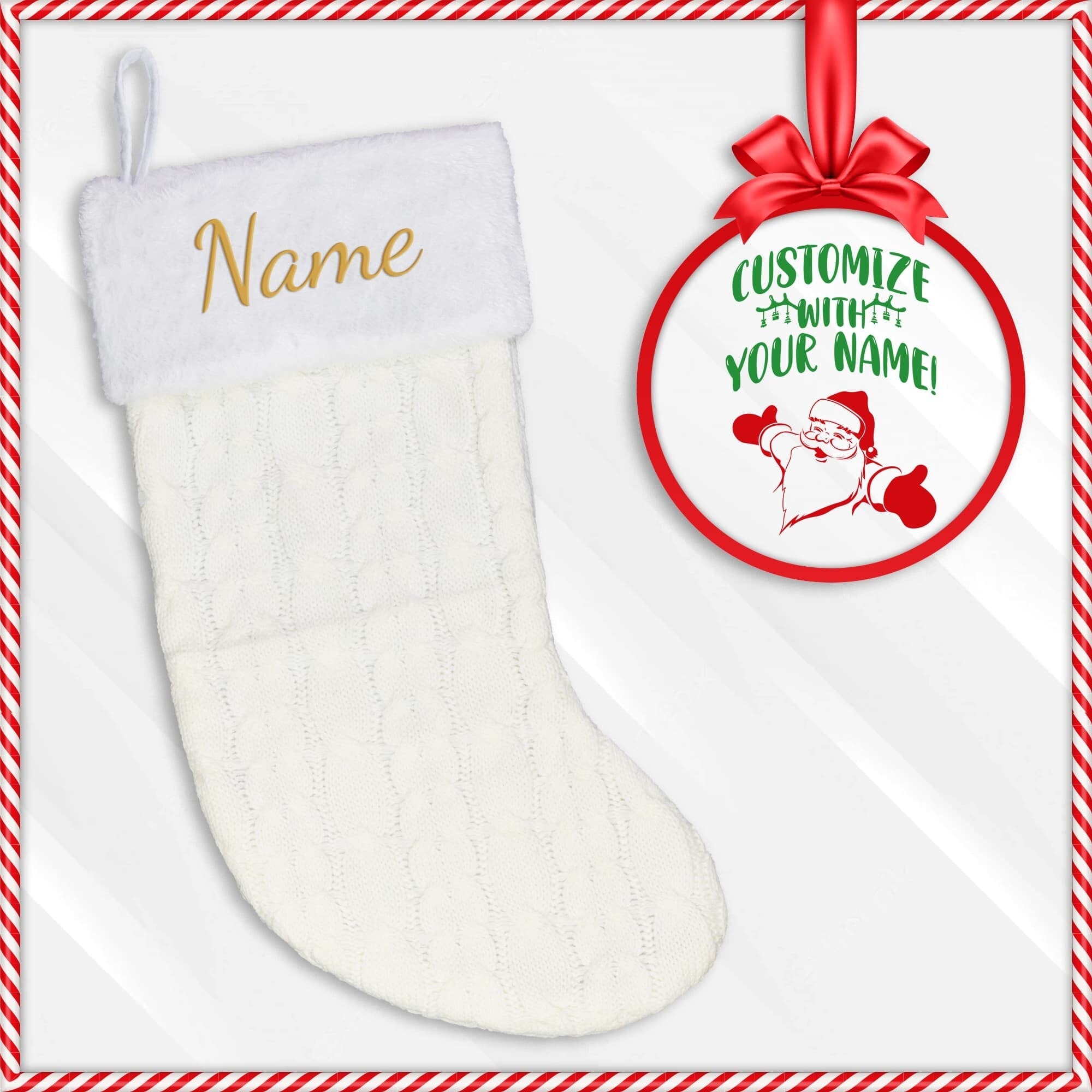 CUSTOM Christmas StockingsHome Goods - My E Three