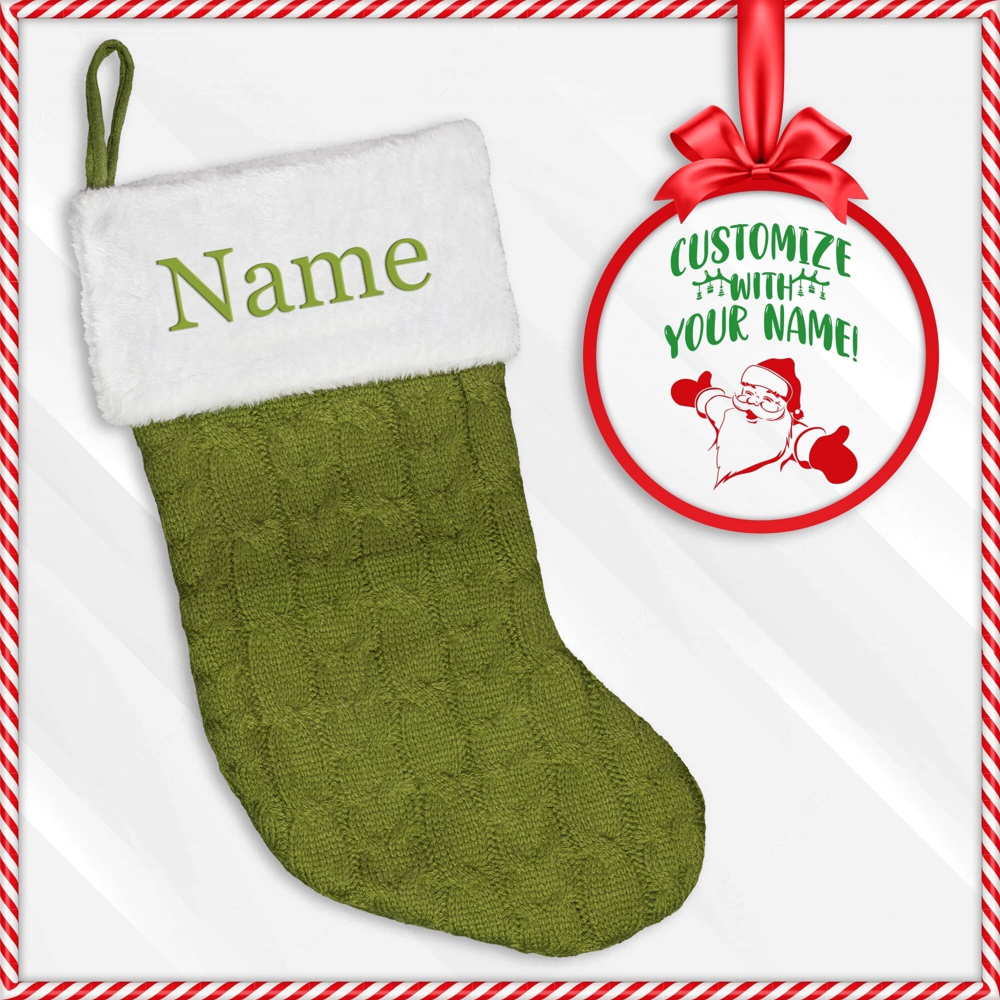 CUSTOM Christmas StockingsHome Goods - My E Three