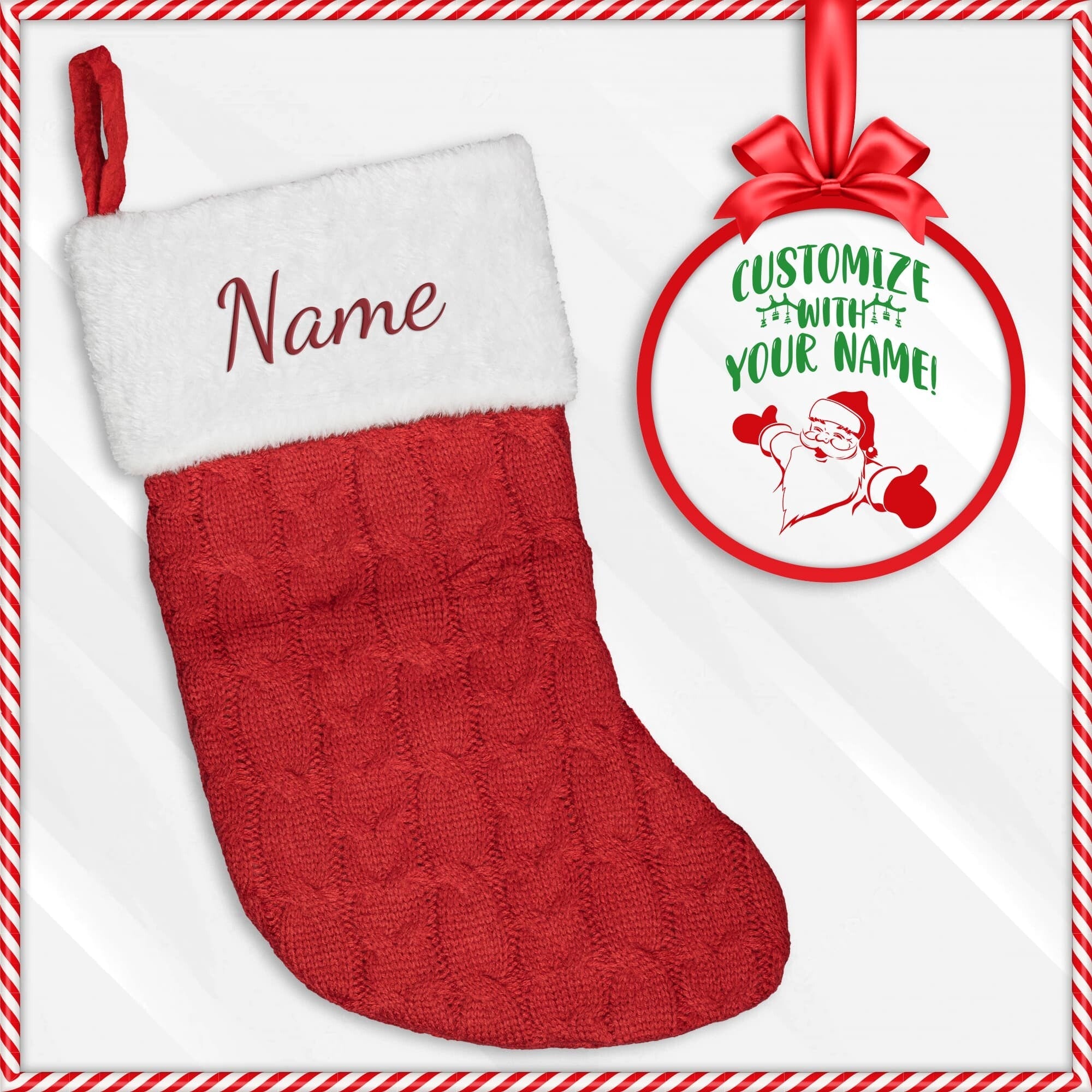 CUSTOM Christmas StockingsHome Goods - My E Three
