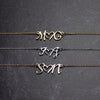 CUSTOM Double Initial Heart NecklaceJewelry - My E Three