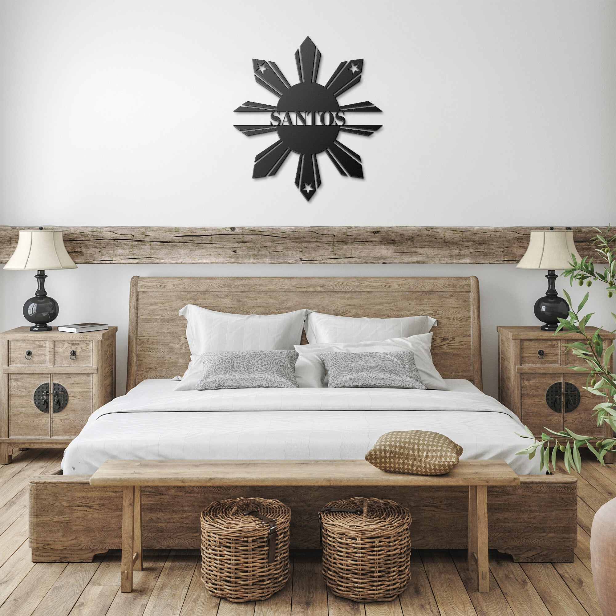 Custom Name Die Cut Metal SignWall Art - My E Three