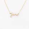 CUSTOM Name NecklaceJewelry - My E Three