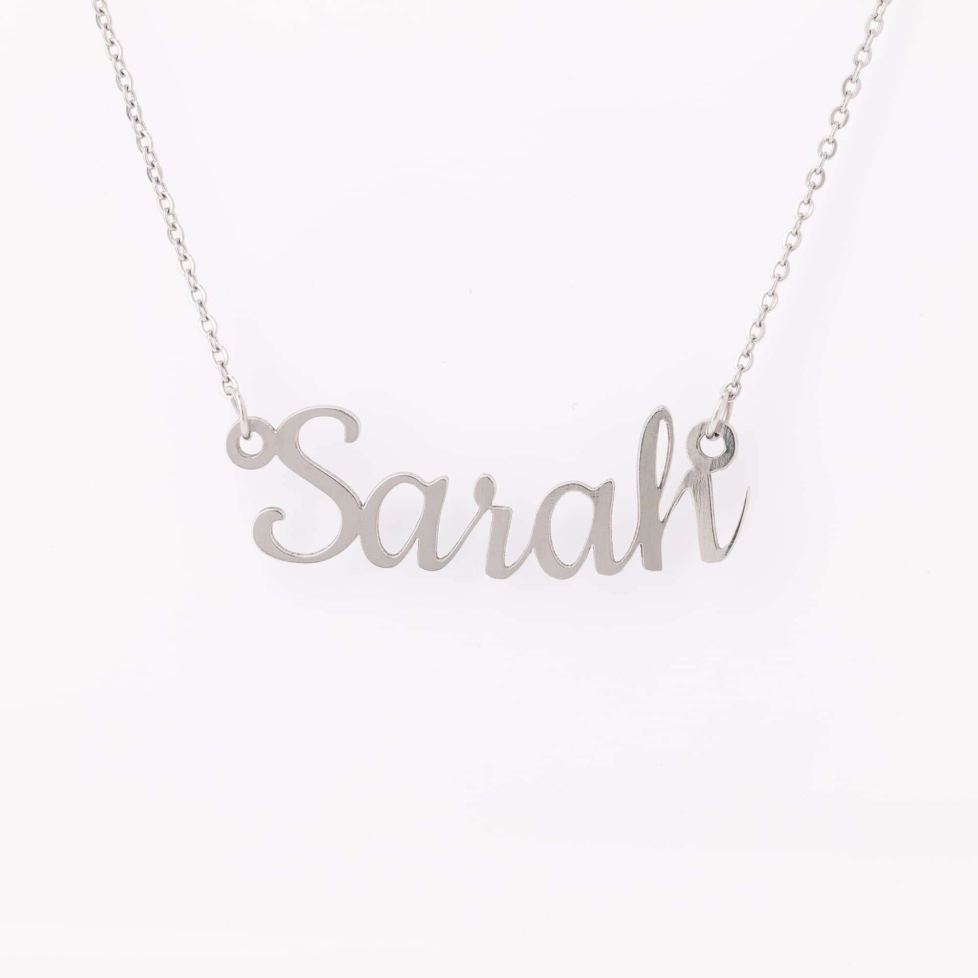 CUSTOM Name NecklaceJewelry - My E Three