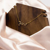 CUSTOM Name NecklaceJewelry - My E Three