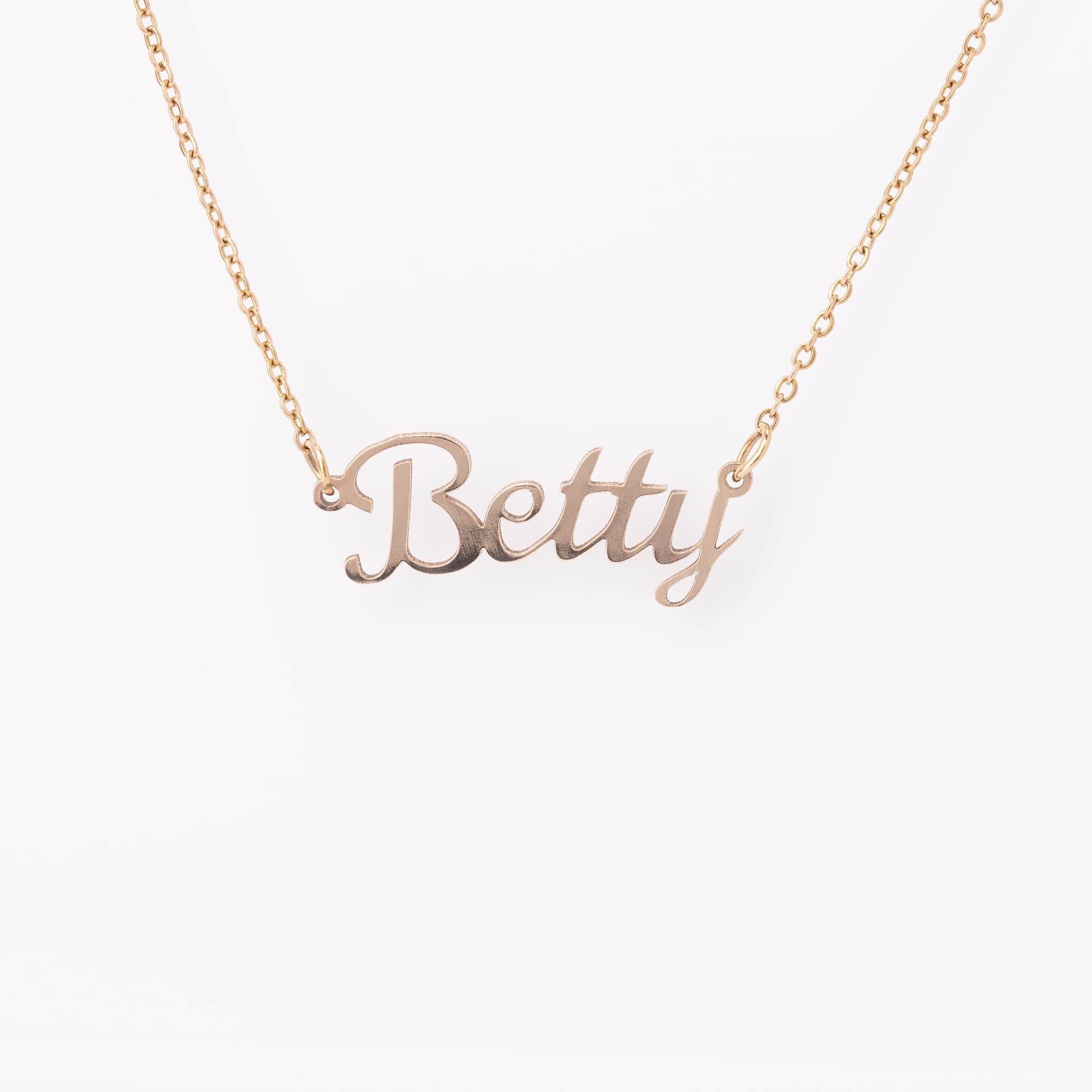 CUSTOM Name NecklaceJewelry - My E Three