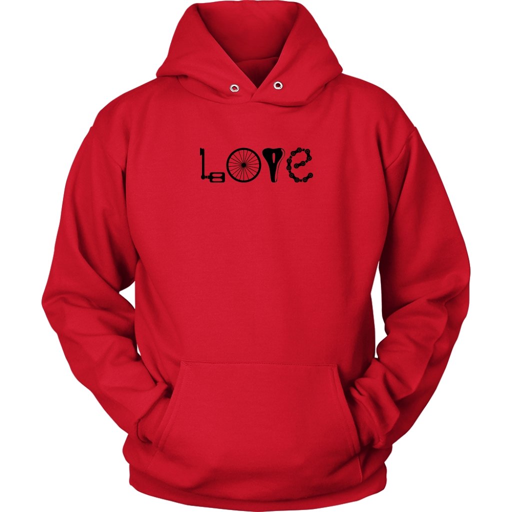 Cycling Love Unisex HoodieT-shirt - My E Three