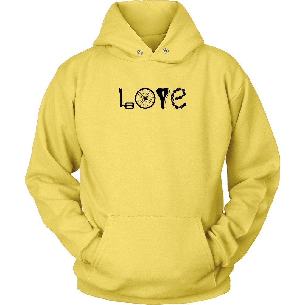 Cycling Love Unisex HoodieT-shirt - My E Three