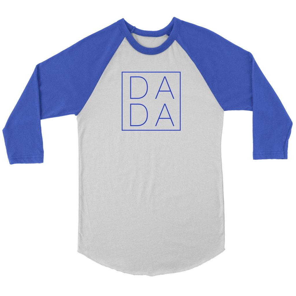 Dada Unisex 3/4 RaglanT-shirt - My E Three