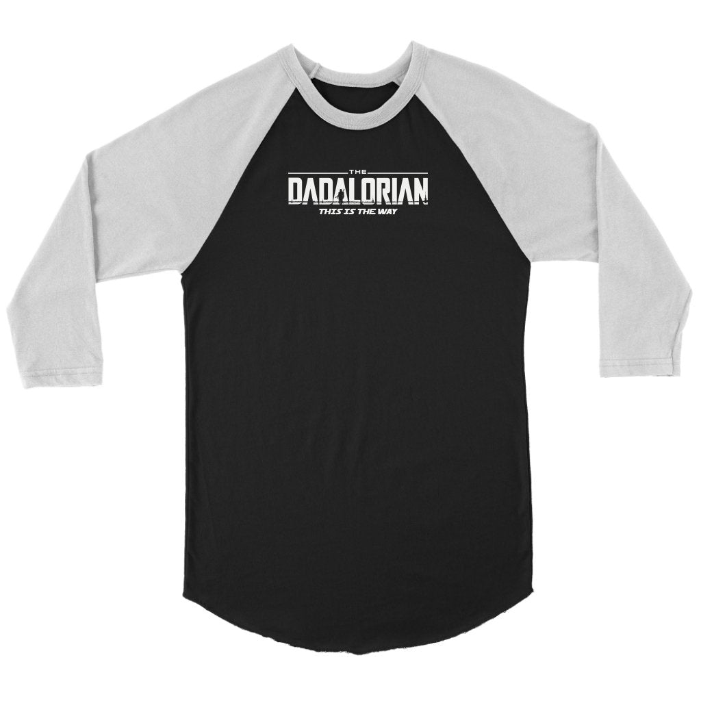 Dadalorian Unisex 3/4 RaglanT-shirt - My E Three