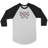 Dog Mom Unisex 3/4 RaglanT-shirt - My E Three