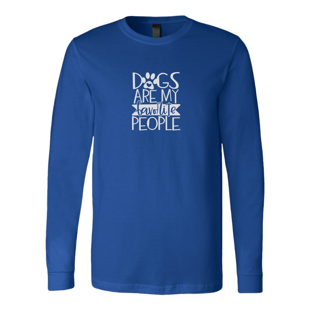 Dogs are my favorite people Long SleeveT-shirt - My E Three