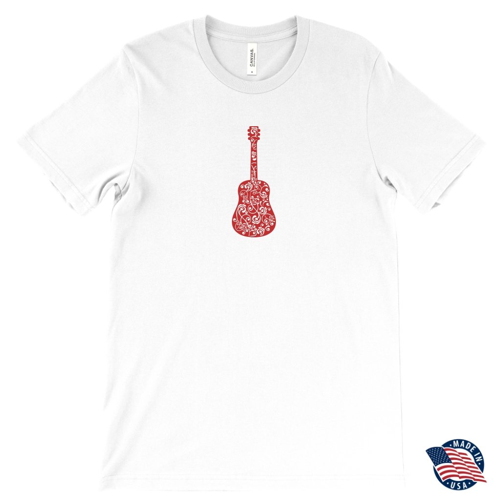Guitar Swirls Unisex T-ShirtT-shirt - My E Three
