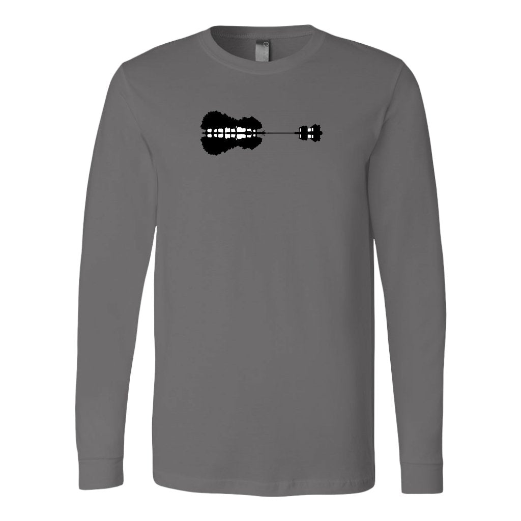 Guitar Tree Reflection Long Sleeve ShirtT-shirt - My E Three
