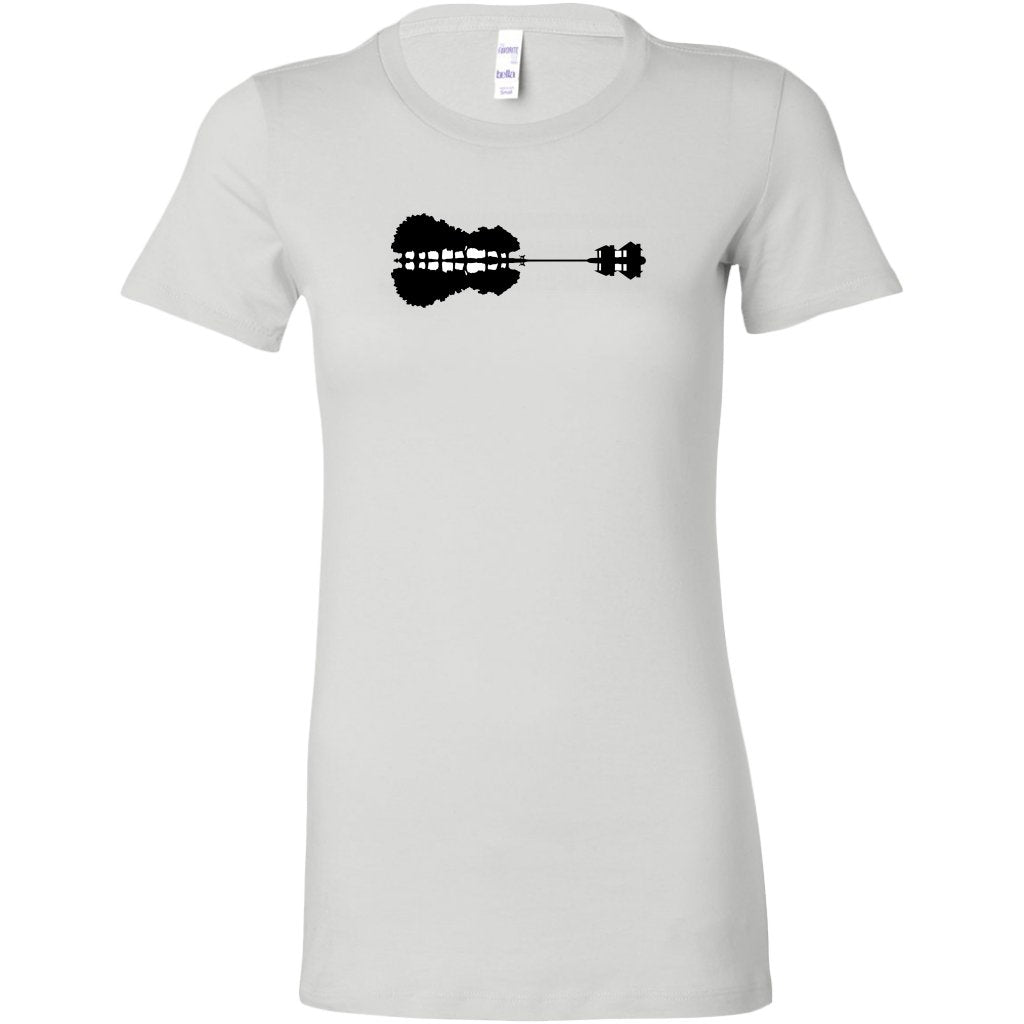Guitar Tree Reflection Womens ShirtT-shirt - My E Three