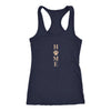Home Vertical Racerback TankT-shirt - My E Three