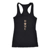 Home Vertical Racerback TankT-shirt - My E Three