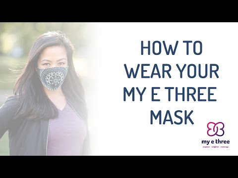 "La Pinay" black face mask with pocket