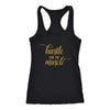Hustle For The Muscle Racerback TankT-shirt - My E Three