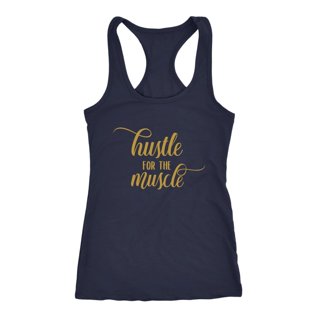 Hustle For The Muscle Racerback TankT-shirt - My E Three
