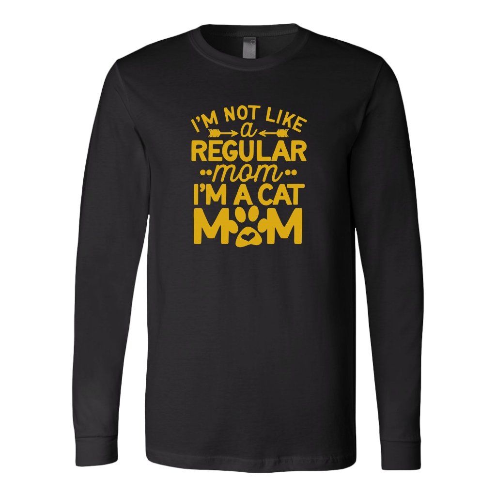 Im Not Like A Regular Mom I'm A Cat Mom Long Sleeve ShirtT-shirt - My E Three